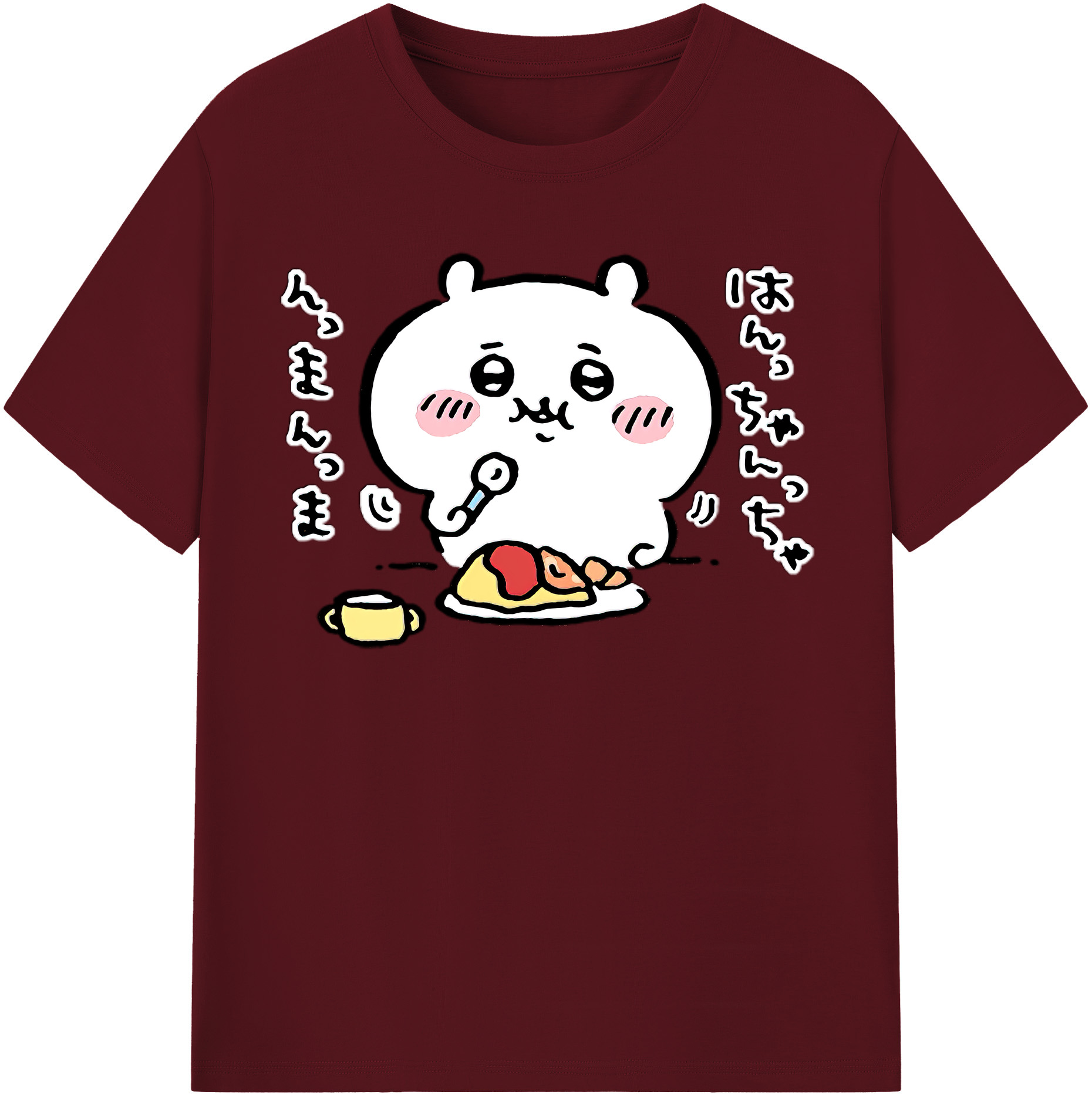 （画像用） ちいかわ ちいかわ Chii-kawa chiikawa 綿100％半袖Tシャツ（フロントプリント）